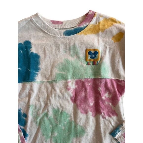 Girls Tie Dye Disney Spirit Jersey M 7/8 - Picture 1 of 5